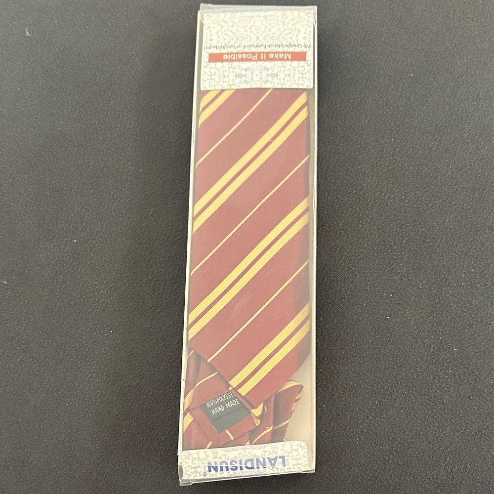 🌸 Harry Potter Gryffindor inspired red and yellow tie